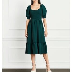 The Crepe Louisa Nap Dress - Botanical Garden Crepe Large